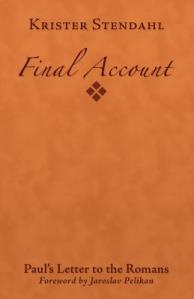 Final Account by Krister Stendahl
