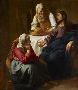 Christ in the House of Martha and Mary, by Johannes (Jan) Vermeer 