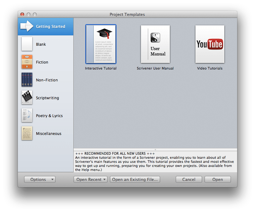 Scrivener_Getting Started