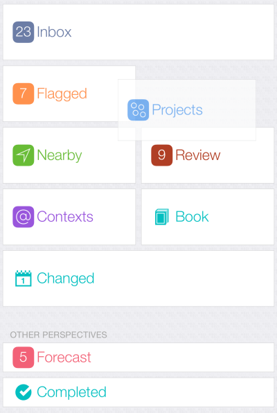 Reordering Perspectives in iOS Pro