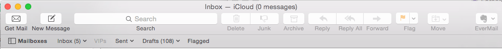 Mail Menu Bar