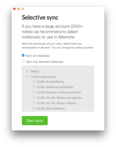 Alternote Sync