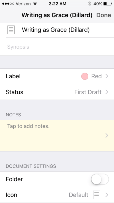 Add Notes