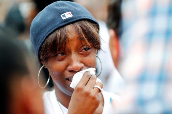 Diamond Reynolds, girlfriend of Philando Castile (© Adam Bettcher / Reuters—REUTERS)